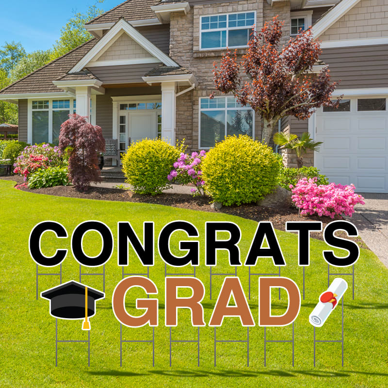 Congrats Grad Yard Letters 2