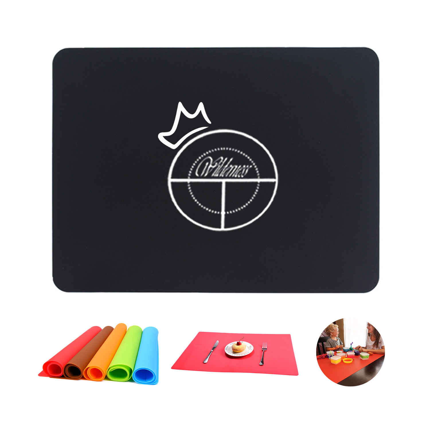 Large Silicone Table Mats 2