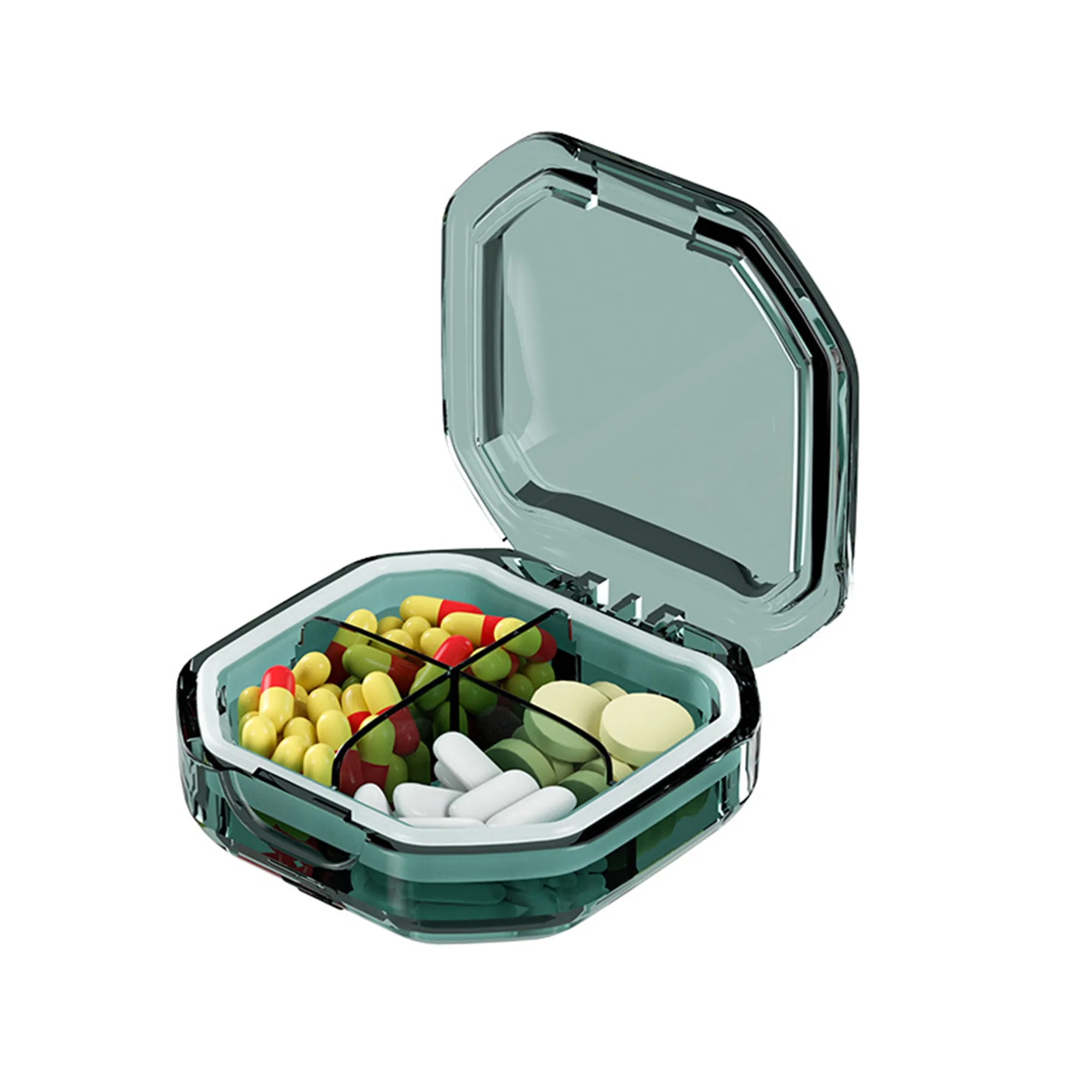 Portable Sealed Creative Pill Box with Silicone Seal 6