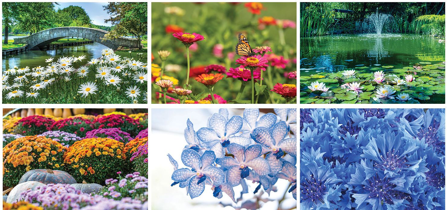 GARDEN SPLENDOR STAPLED WALL CALENDAR