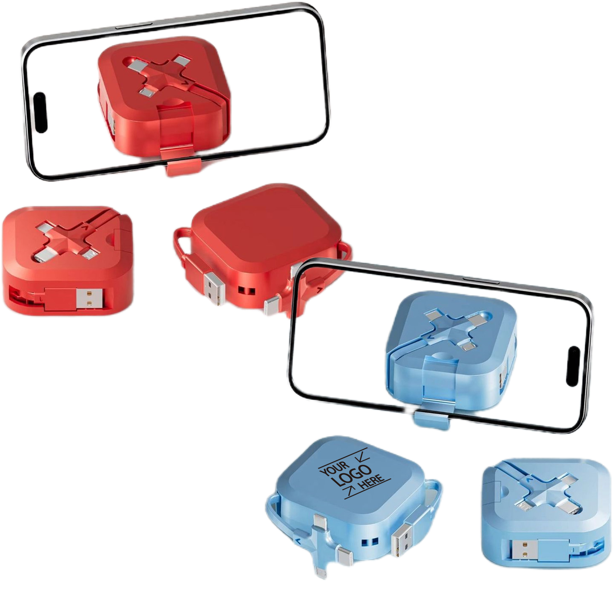 Square Stand Phone Harging Cable 2