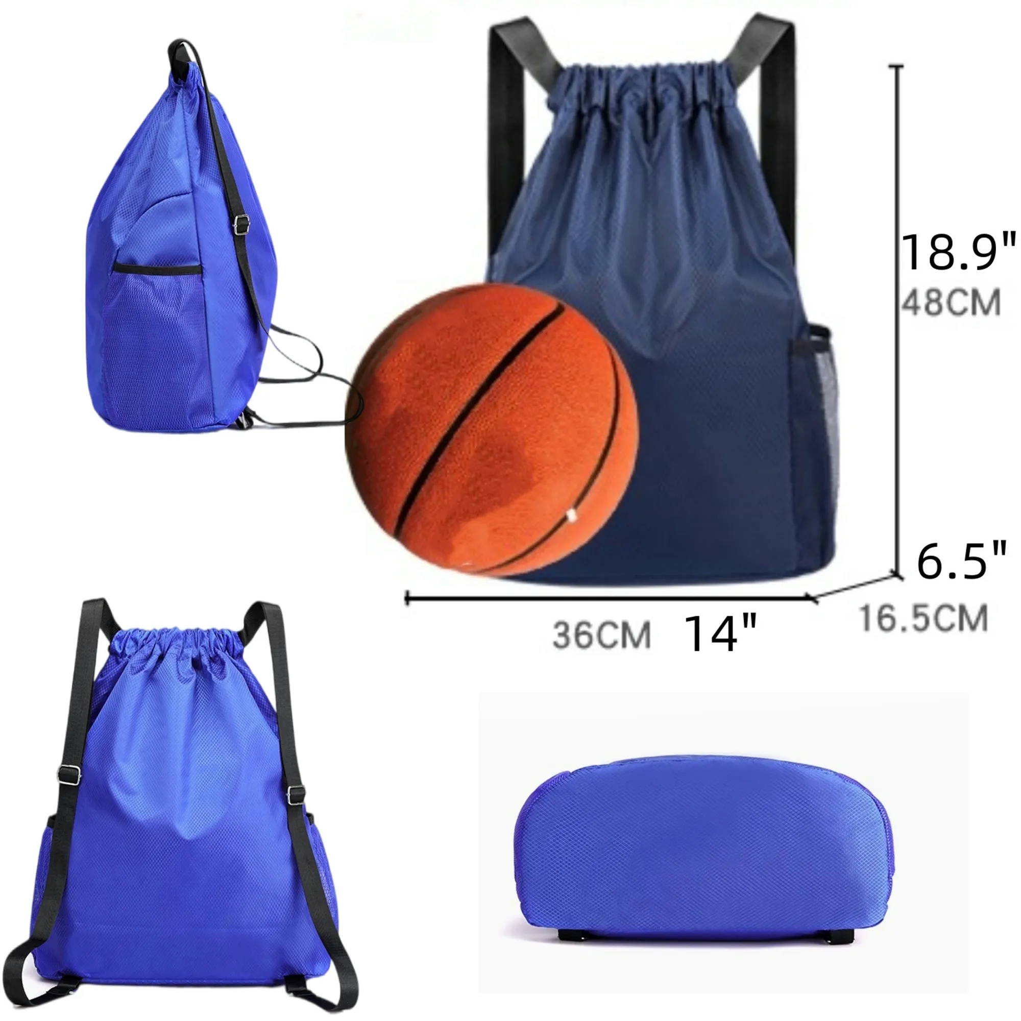 Drawstring Backpack Bag Sport Pack 3