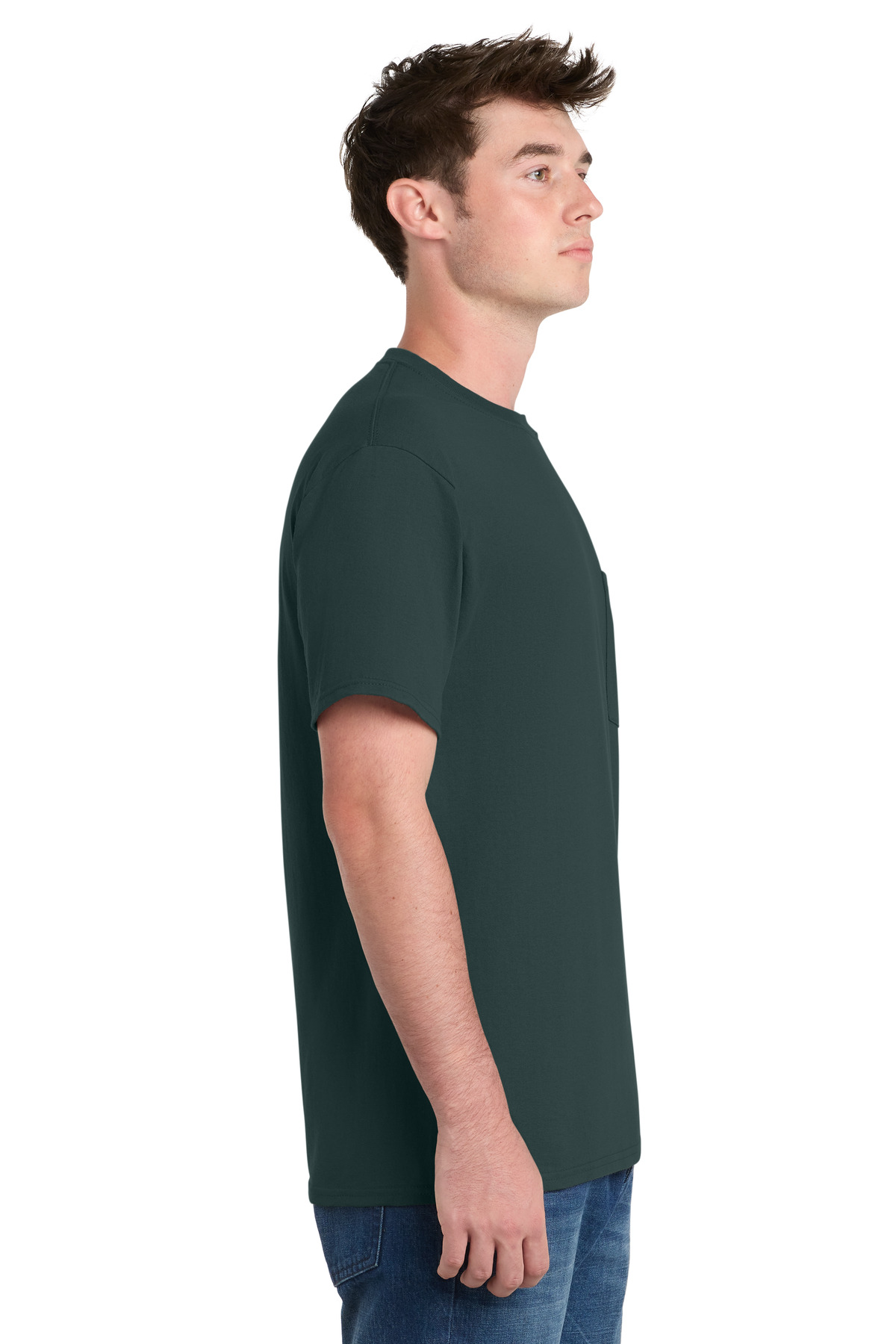 Port & Co Tall Essential Pocket Tee. PC61PT 120