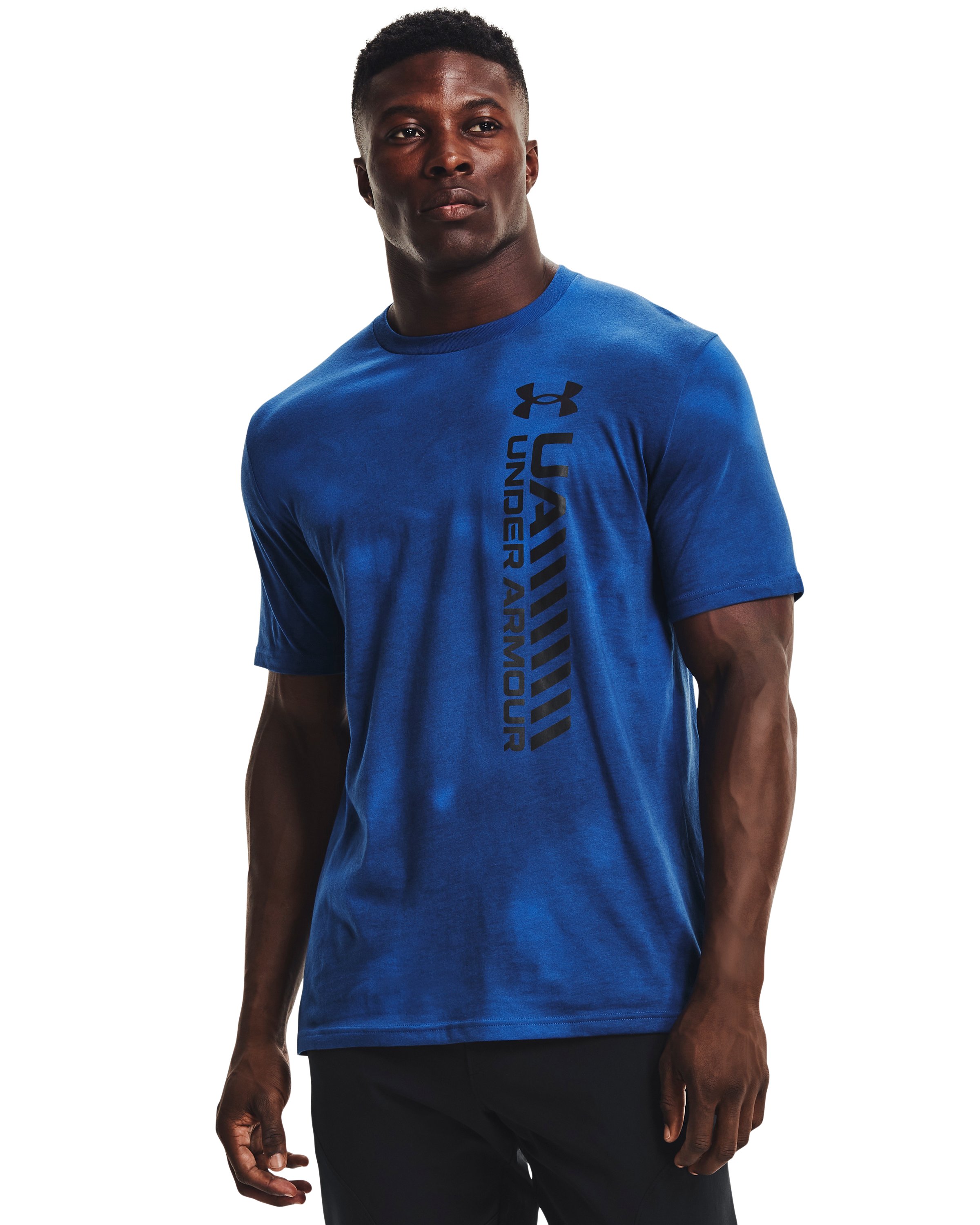 Men's UA Vertical Afterburn Echo Short Sleeve  3