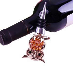 Elegant Owl Design Alloy Wine Stopper 3