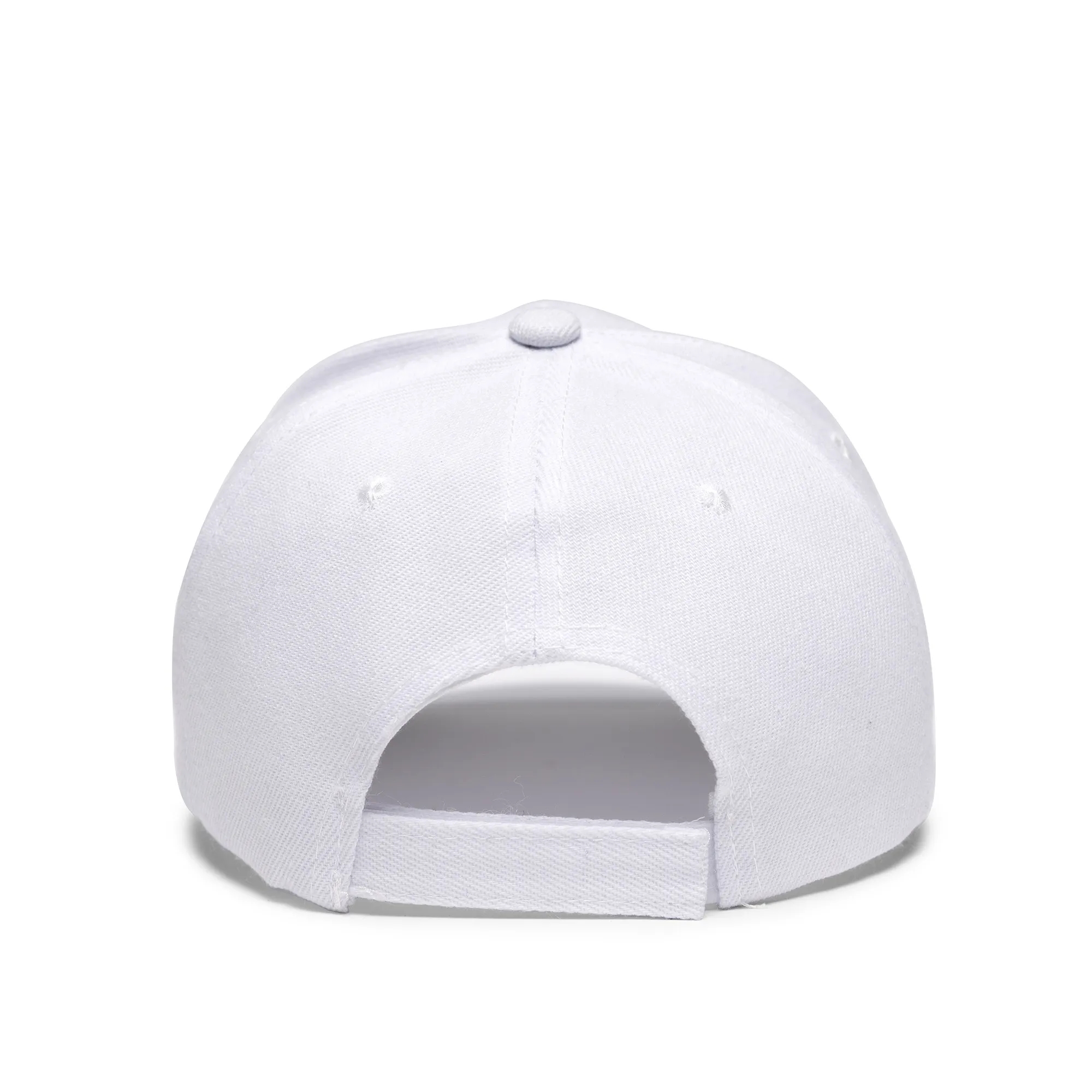 Promo Poly-Cotton 6 Panel Velcro Strap Baseball Cap 12