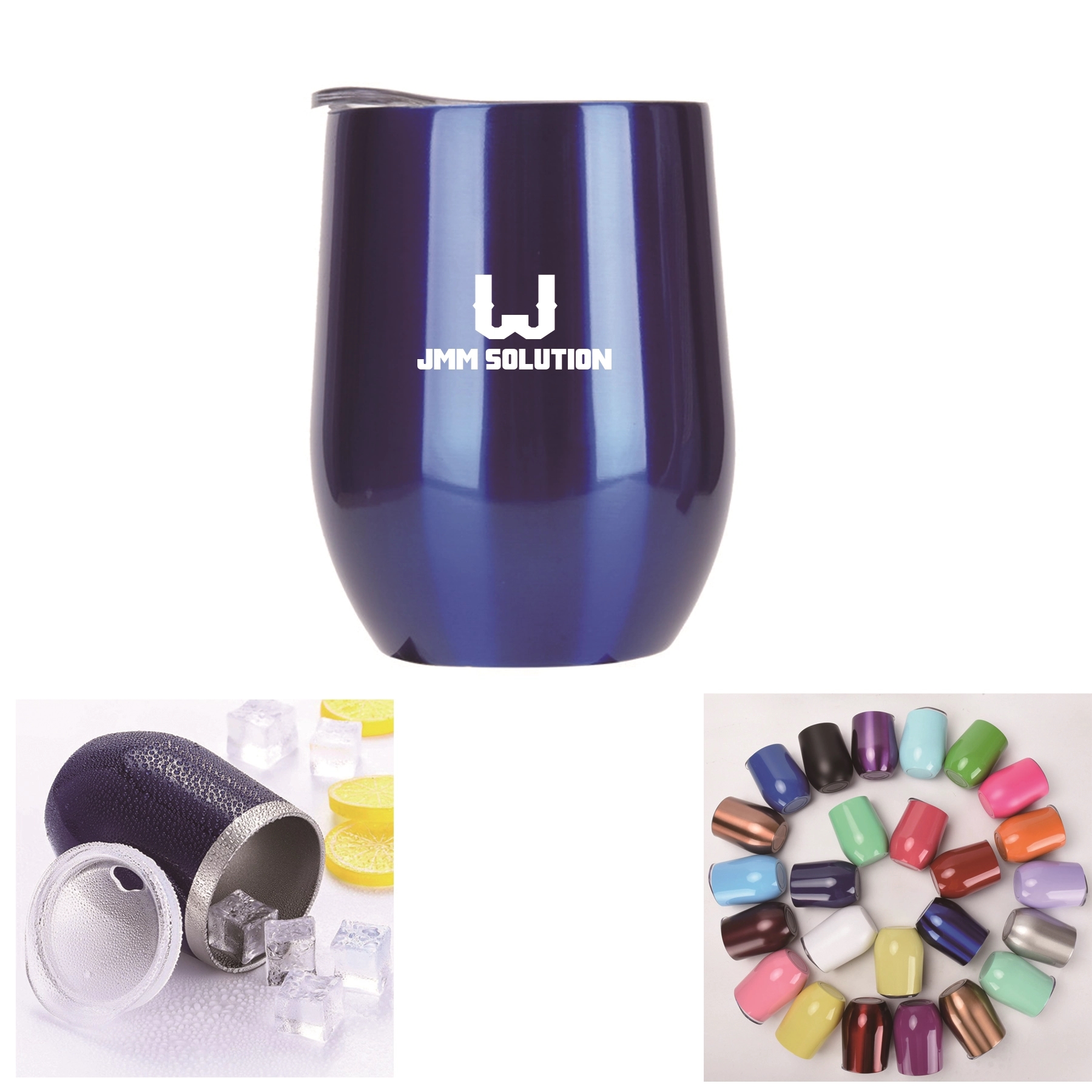 Insulated Wine Tumbler With Lid 1