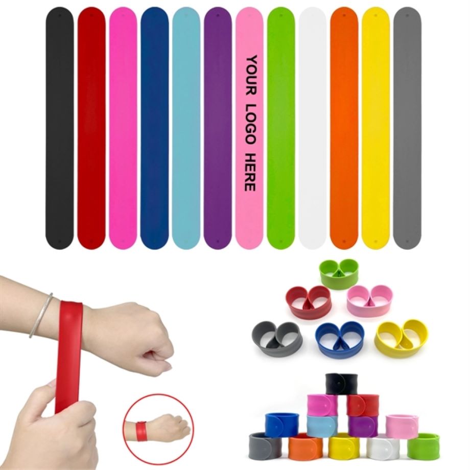 Silicone Slap Bracelet/Wristband 1