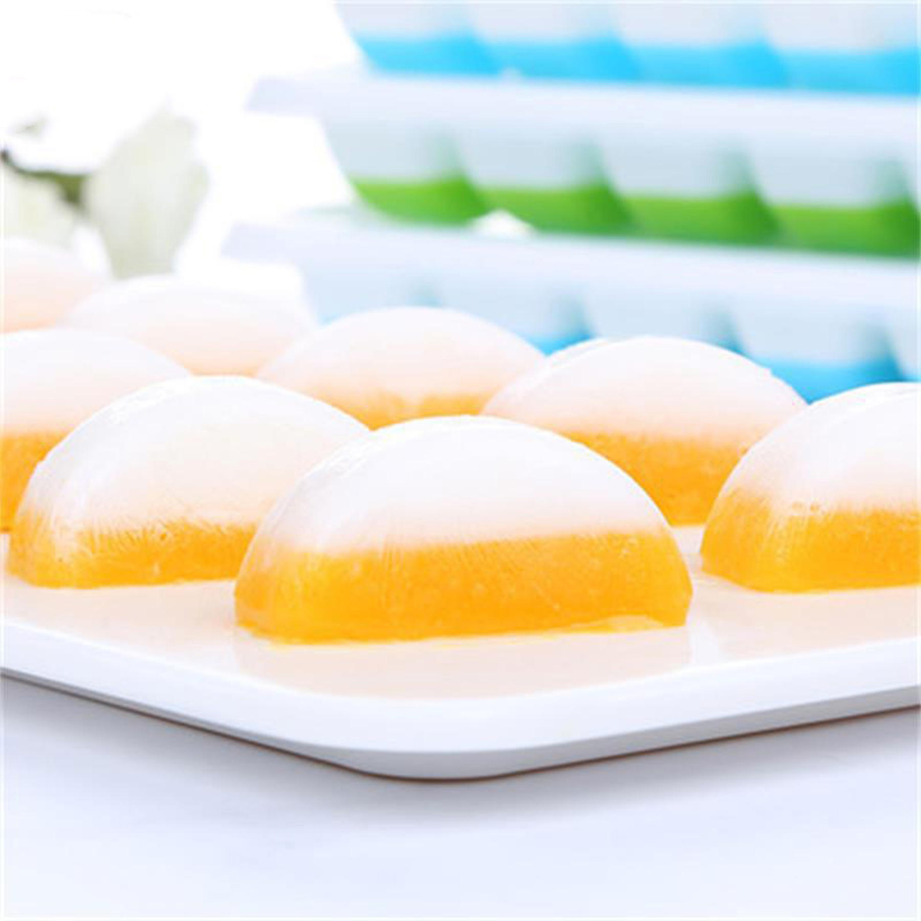 Easy Release Silicone 14-Ice Cube Trays 4