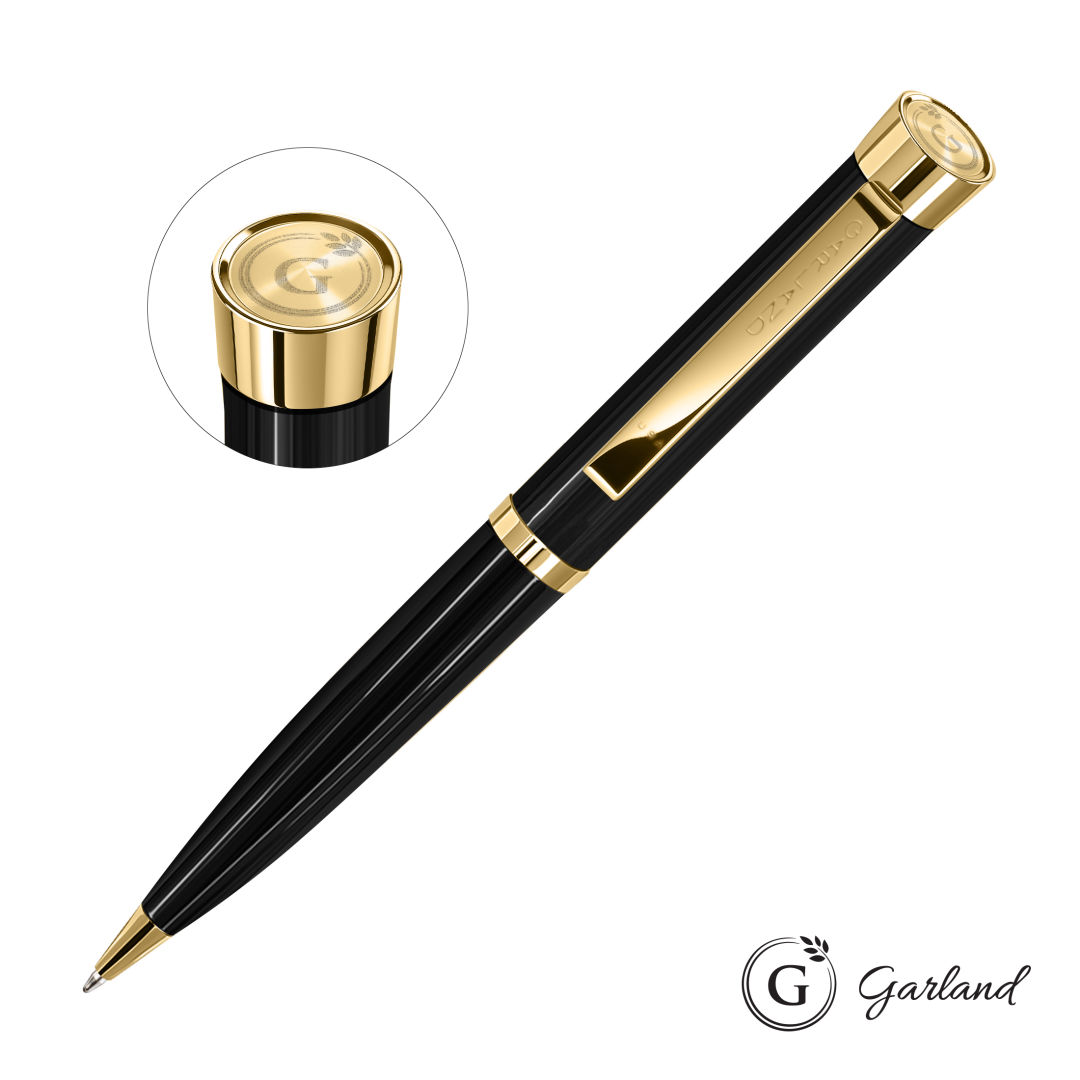 Garland® Executive Color Emblem Ballpoint Pen - Gold 2