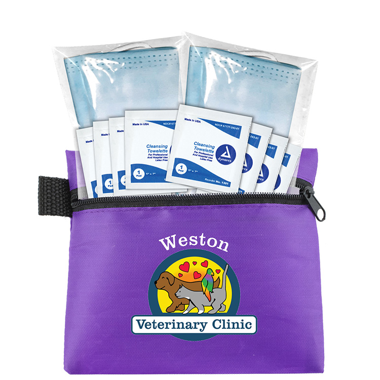 "Titan" Wipe it Down Travel Kit in Zippered Pouch 10