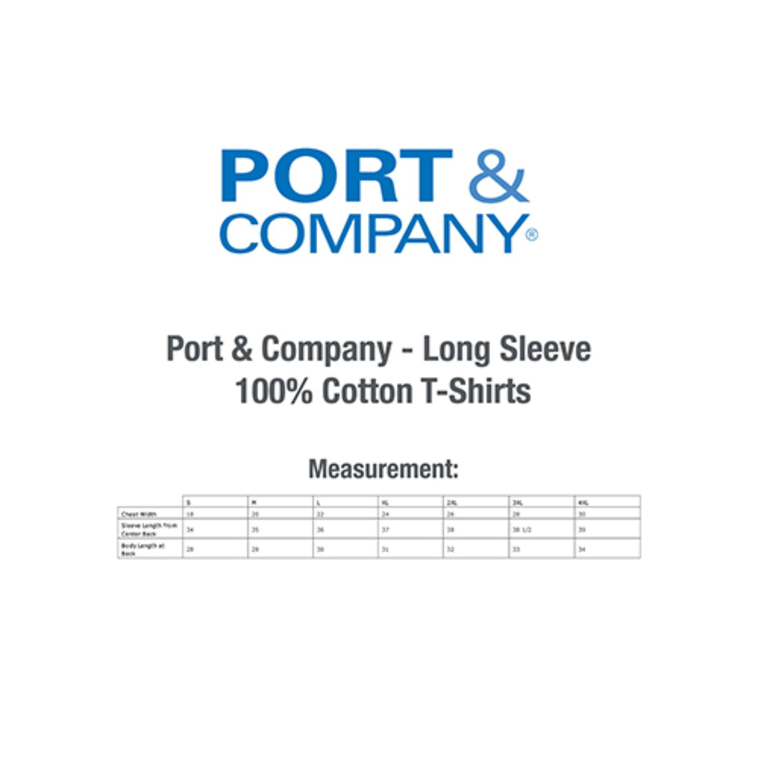 Port & Company 5.4 oz 100% Cotton Performance Long-Sleeve T-shirt 2
