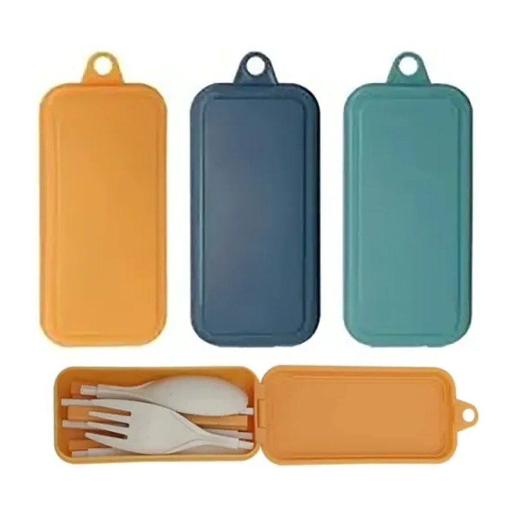 Wheat straw cutlery knife fork spoon set 2