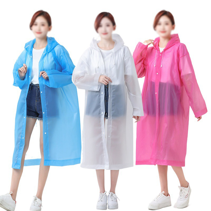 Non-disposable EVA Outdoor Raincoat 3