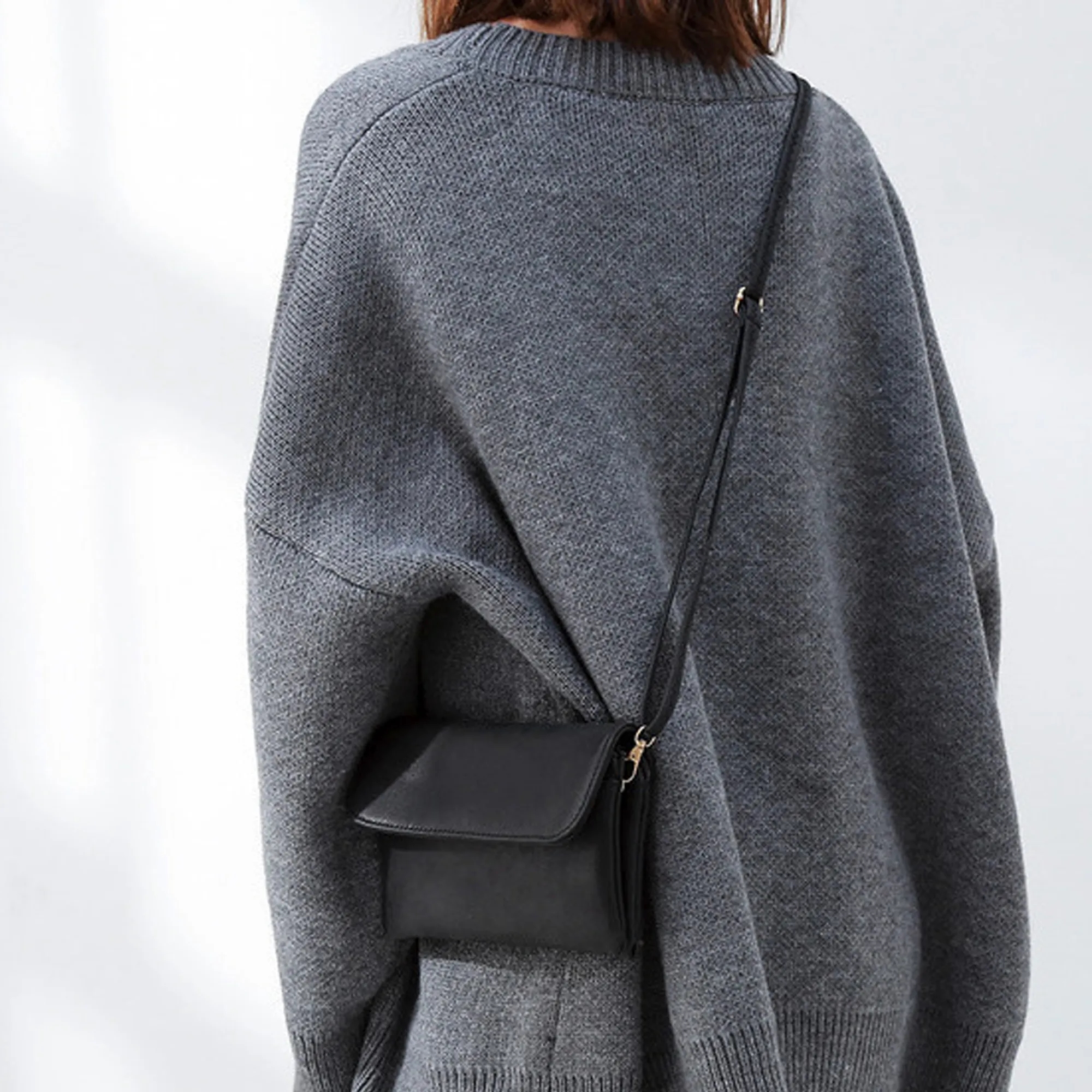 Women's Suede Leather Crossbody Bag 6