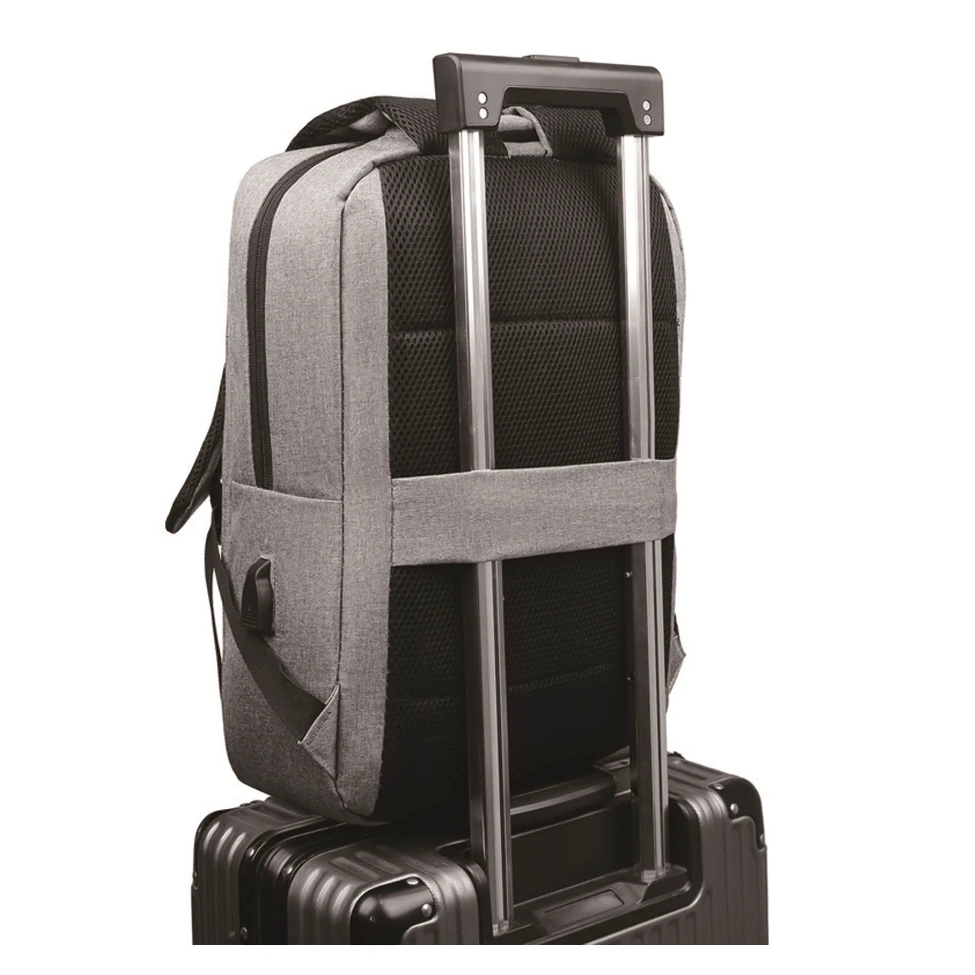 Samll Moq 50pcs Computer Backpack With USB Charging 4