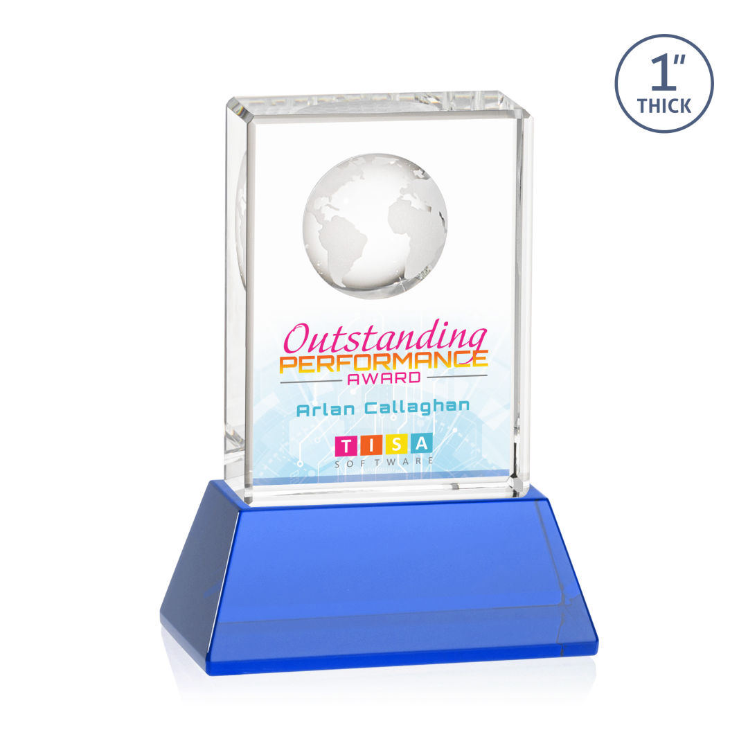 Ambassador VividPrint™ Award on Base - Sky Blue 12