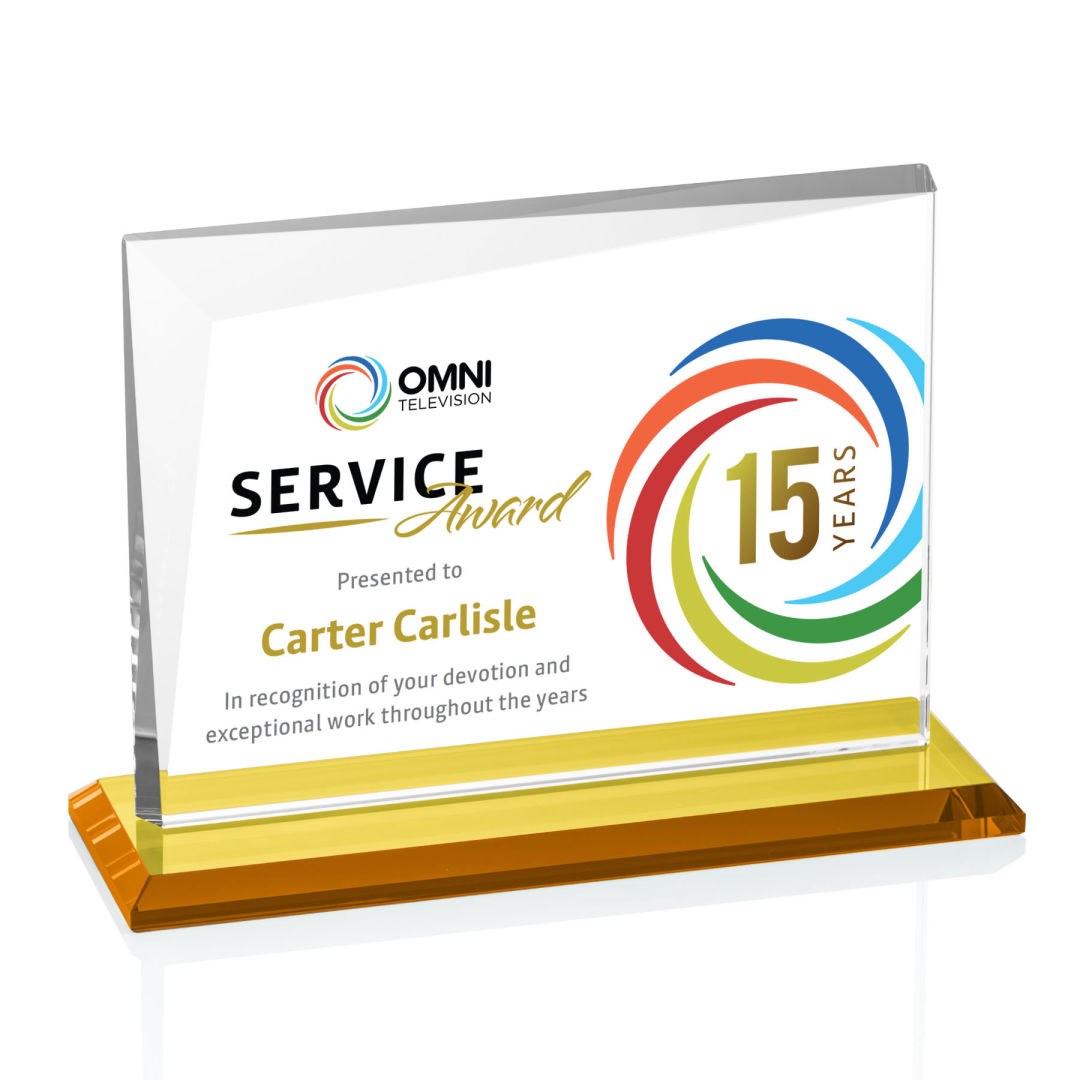 Mirela VividPrint™ Award - Amber 6