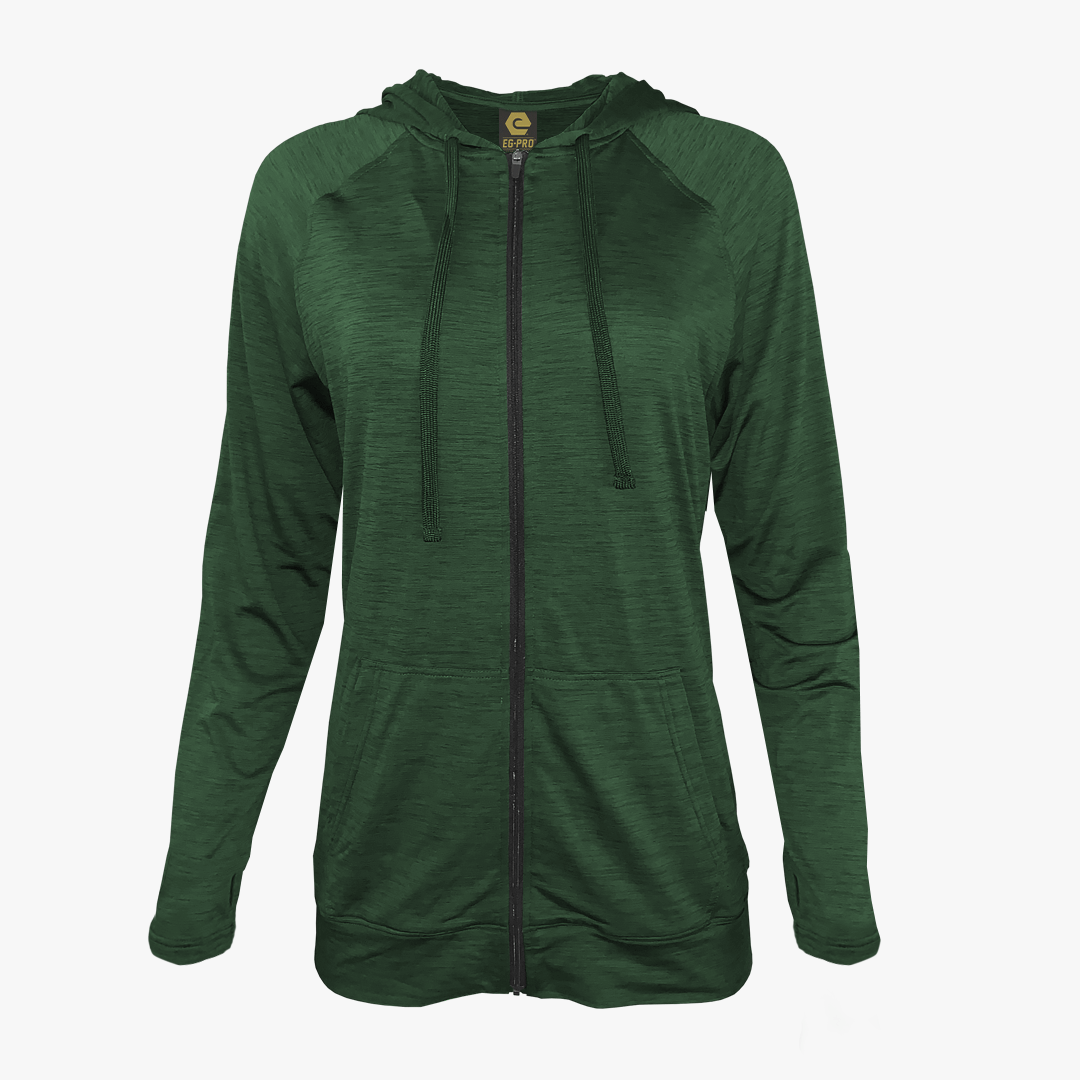 #L238 / Imperial Space Dye Women's Full Zip Hoodie 8