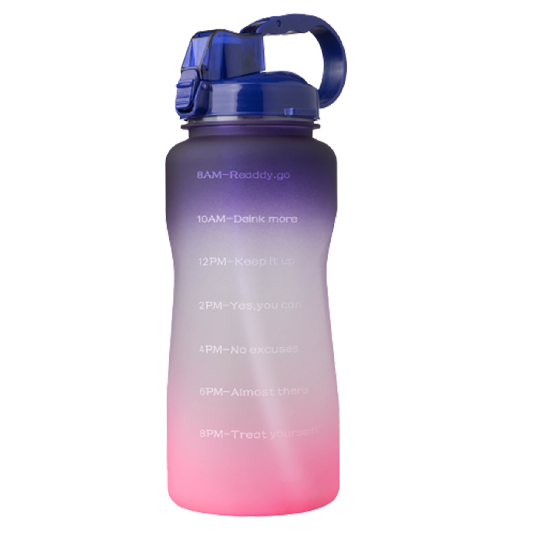 74.39Oz Time Mark Straw Water Bottle 3