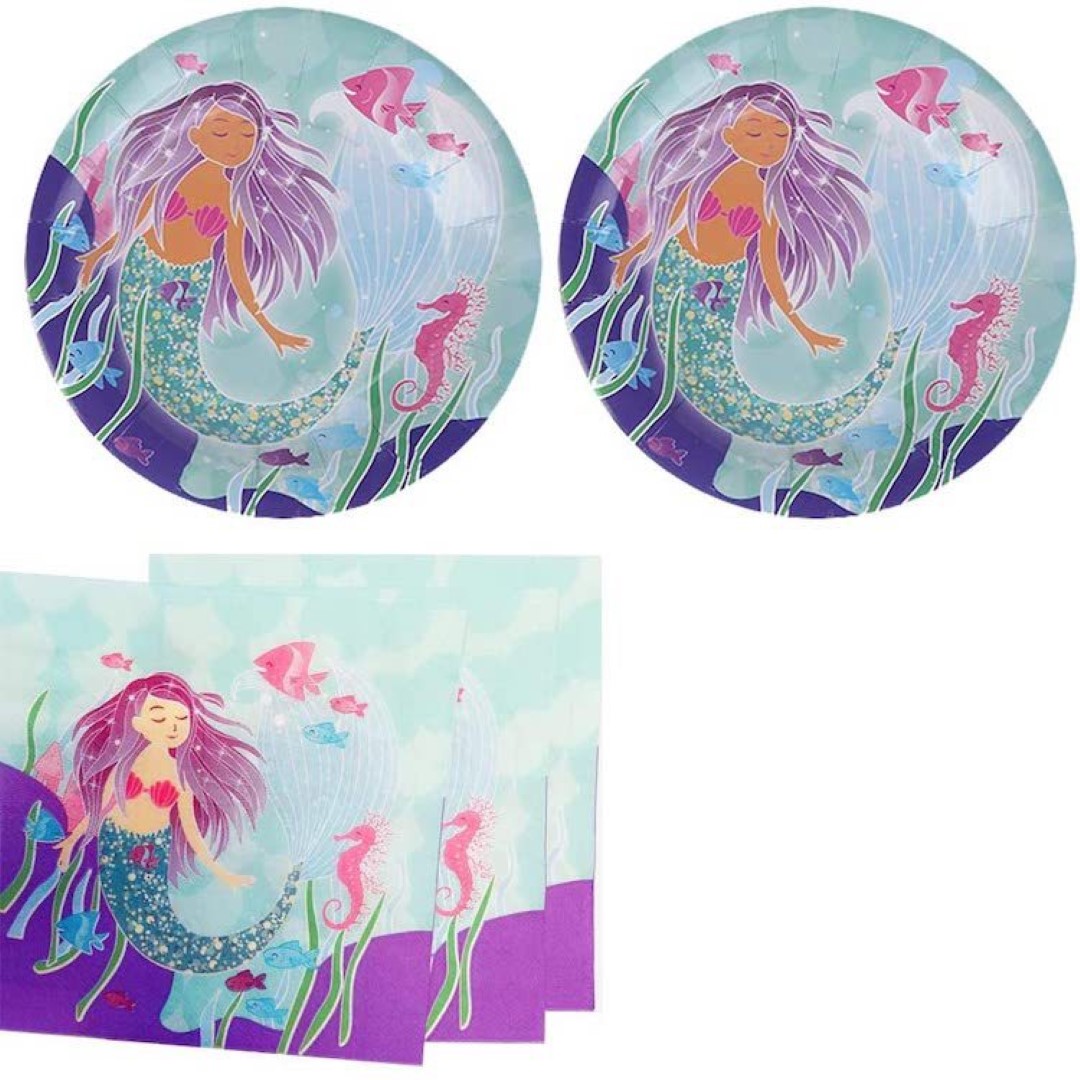 Mermaid Party Disposable Cutlery 3