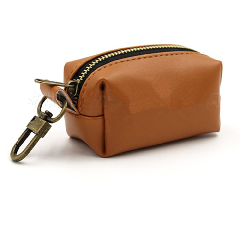 Leather Dog Poop Waste Bag Dispenser 2