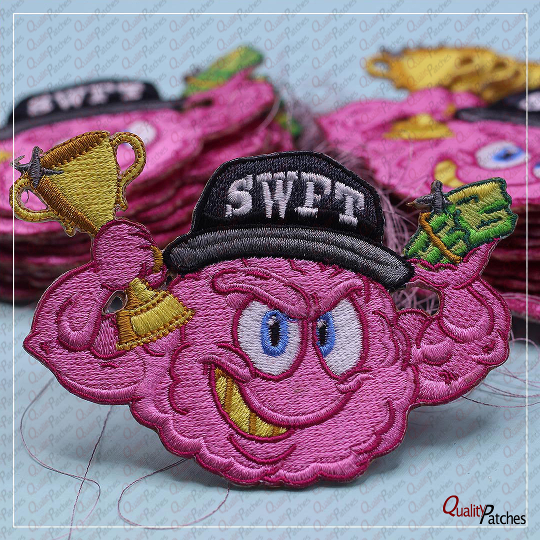 Custom Die Cut Embroidered Patches 87