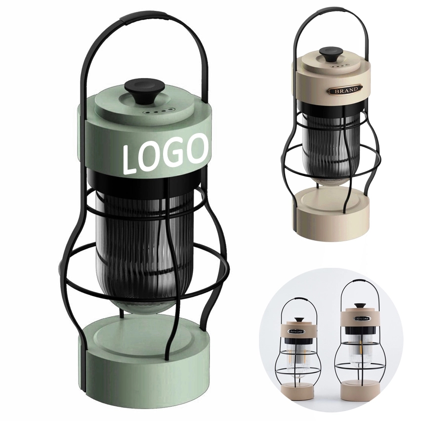 Retro Outdoor Camping Light & Picnic Lantern with Power Bank 13