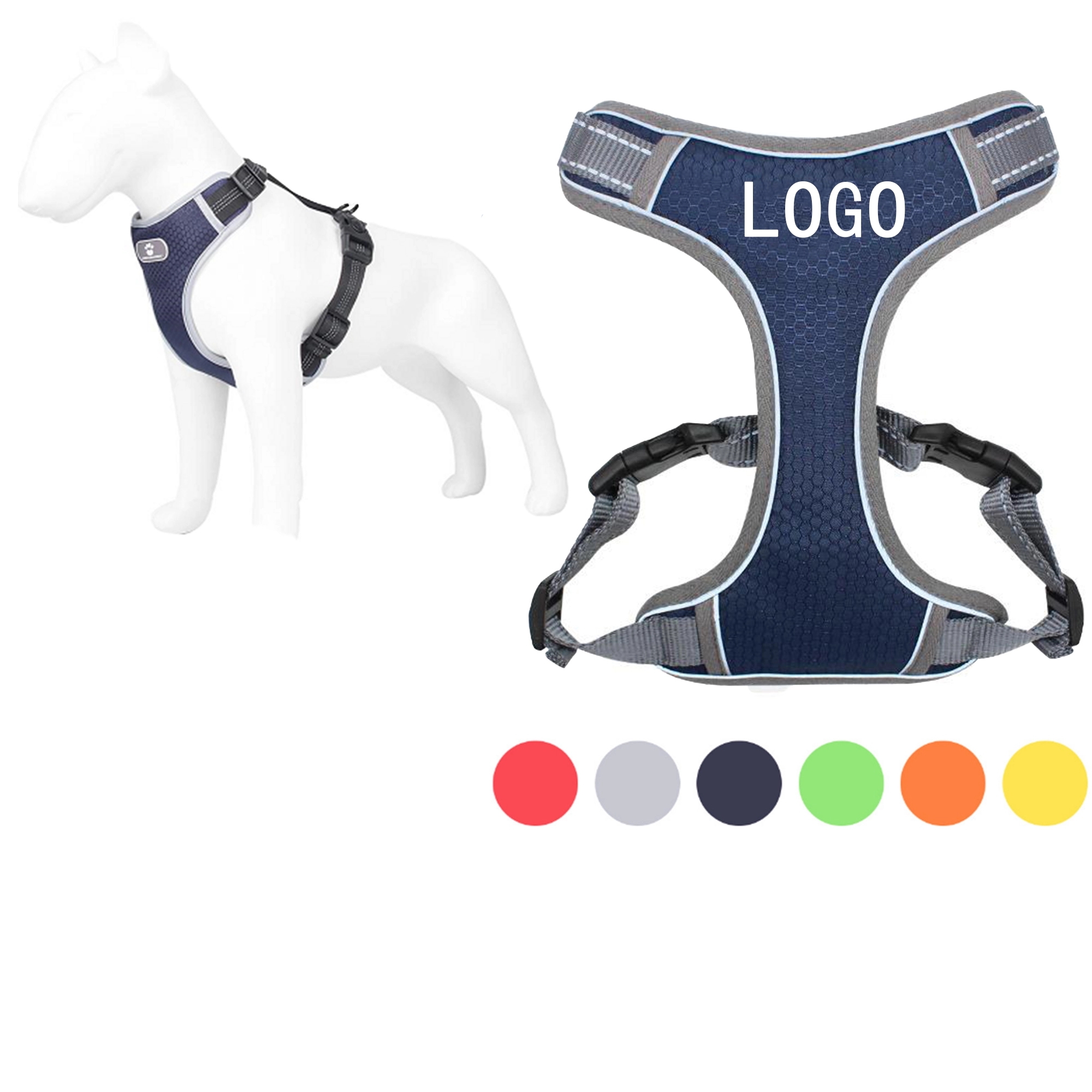 Mesh Reflective Dog Vest 1