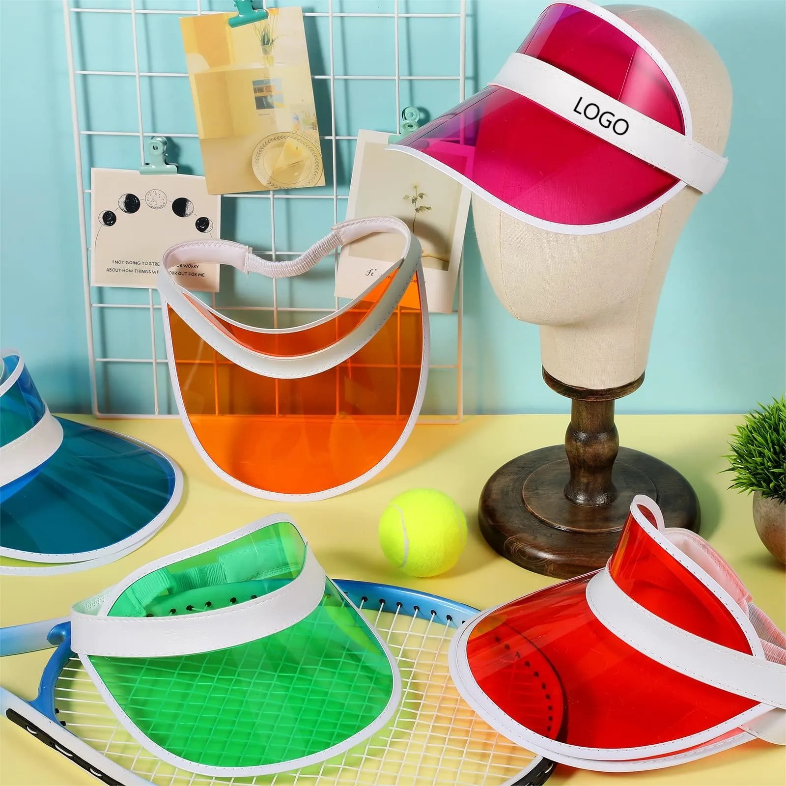 Summer PVC Sun Visor Hat 3