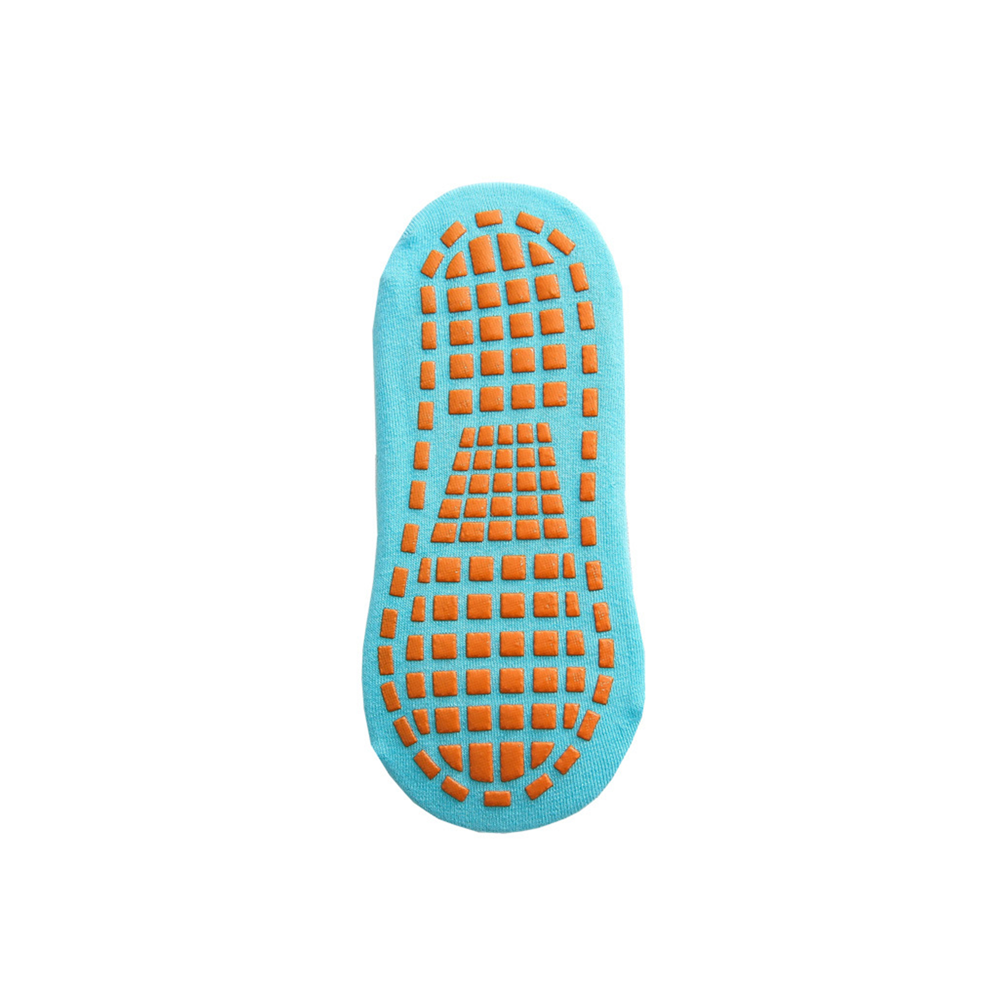 Poly Cotton Pilates Grip Sock With Traction Dots 3