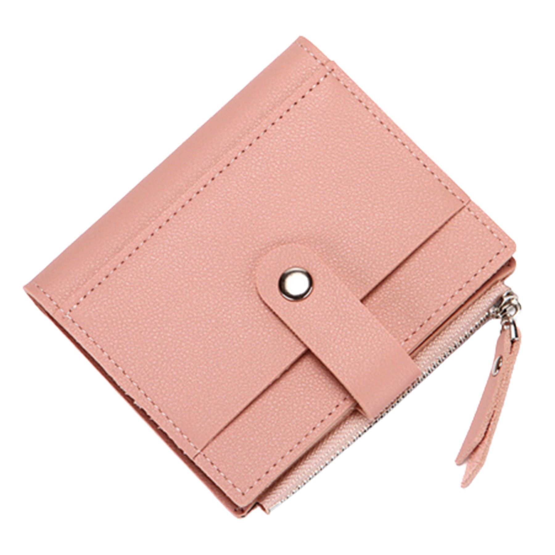 Pu Credit Card Wallets W/Snap Closure 2