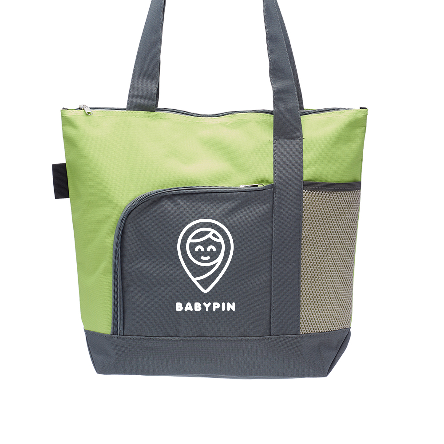 Pioneer Two-Tone Tote Bag (Full Color Imprint) 10
