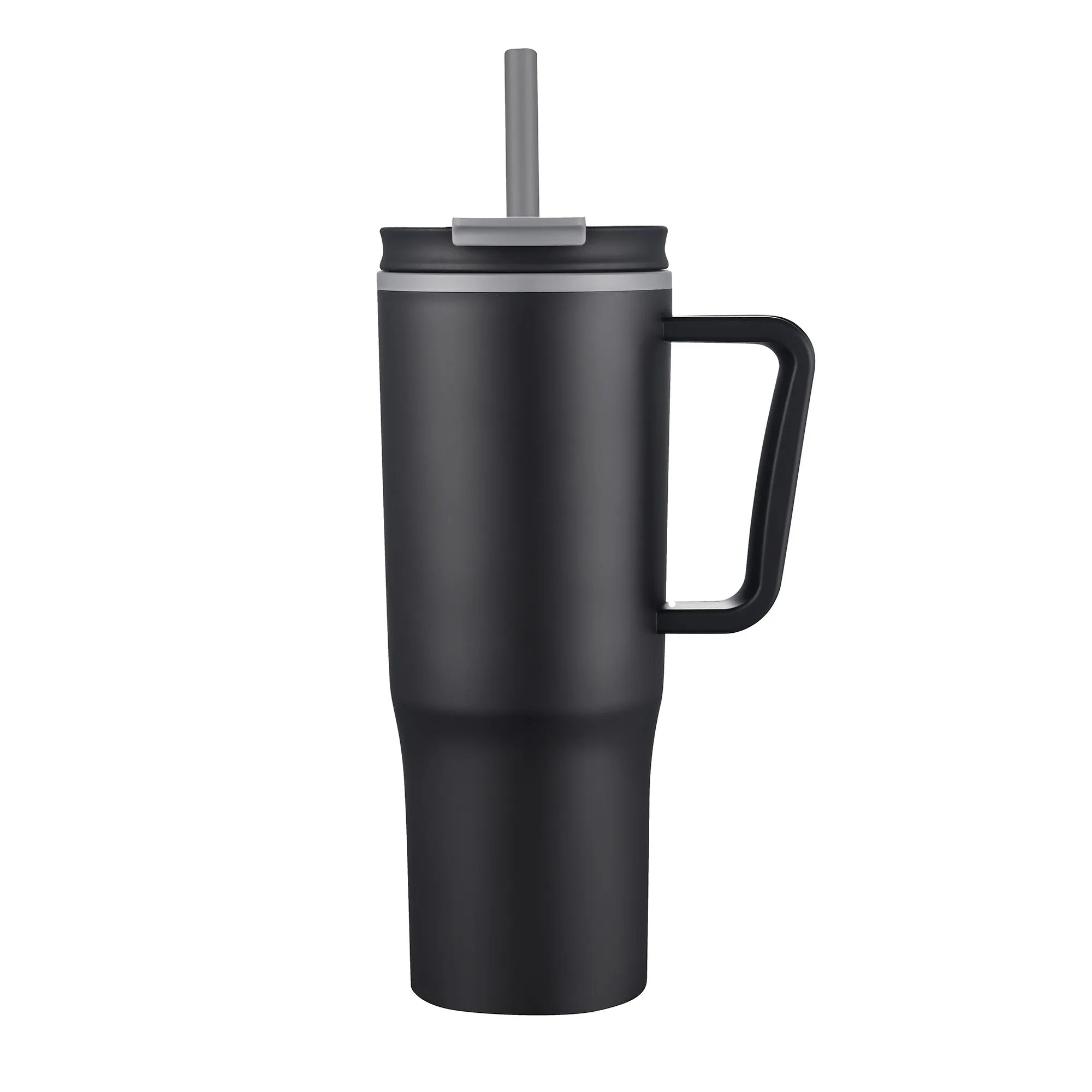 30oz. Double Wall Mug with Handle and Straw 44