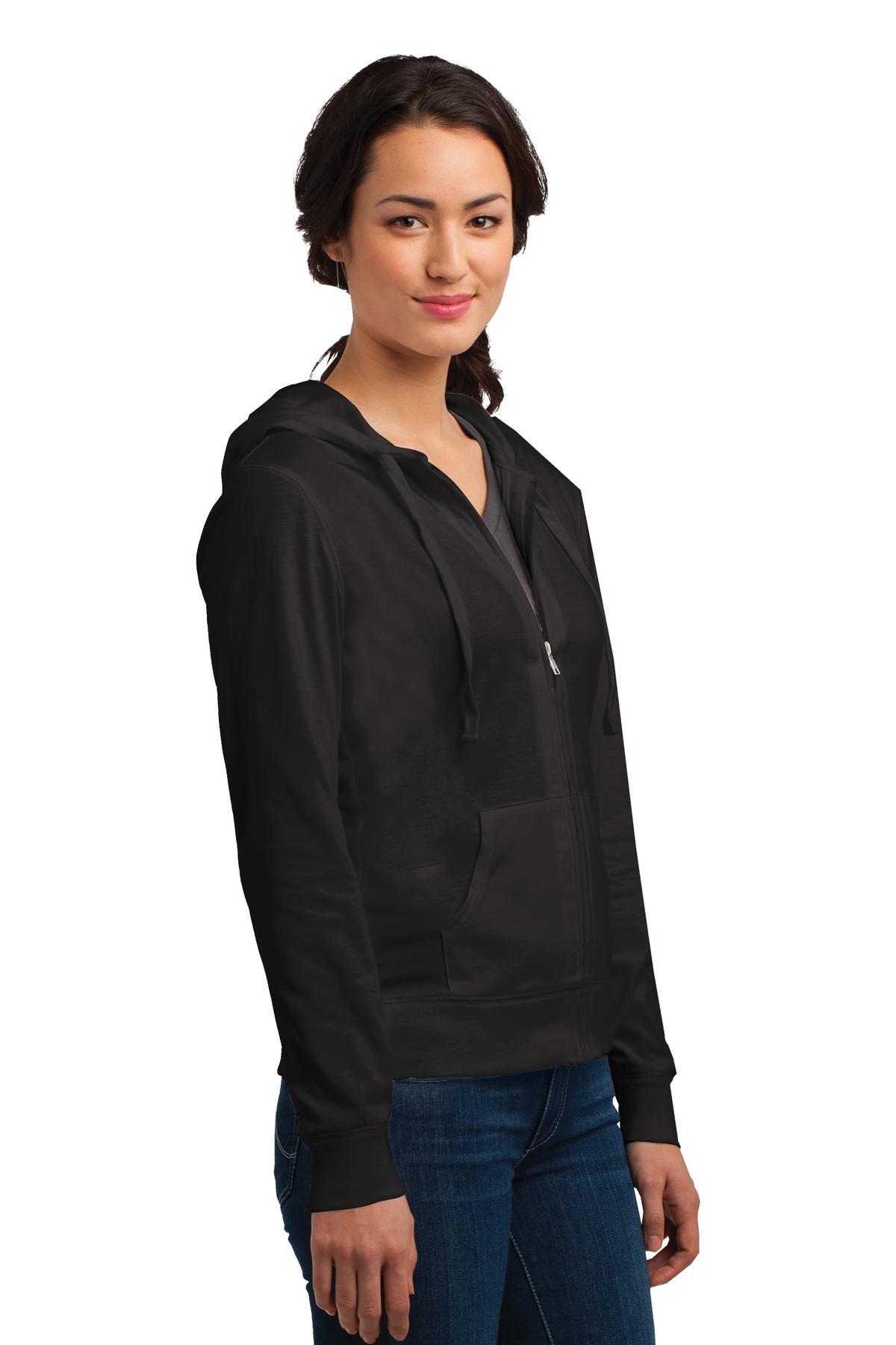 Women's Fitted Jersey Full-Zip Hoodie