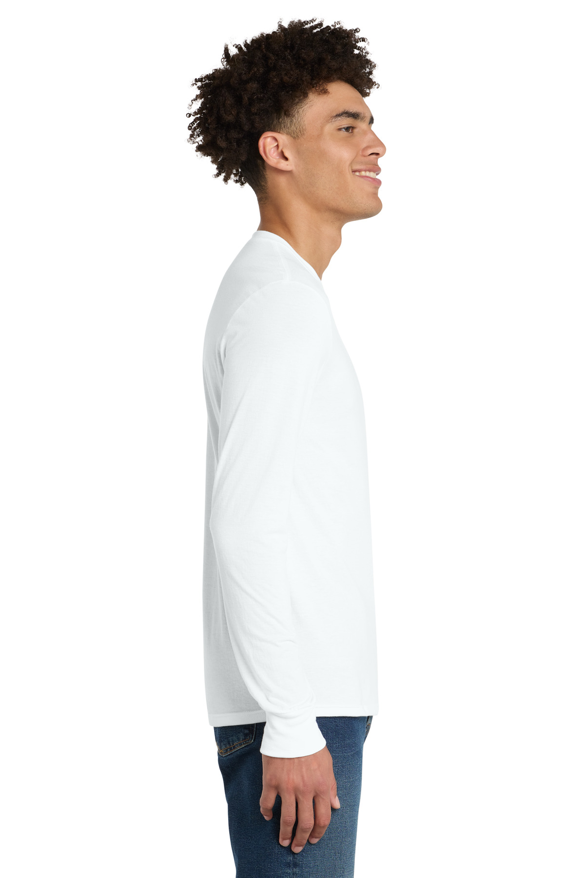 District Perfect Tri Long Sleeve Tee . DM132 27