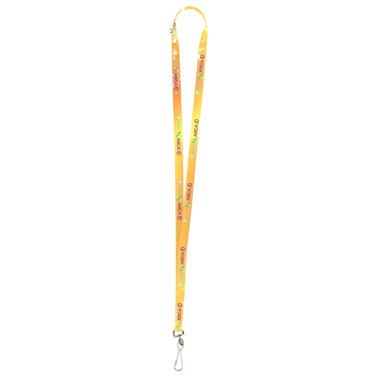 "PALMER" 3/8" Import Air Ship Super Soft Polyester Multi-Color Sublimation Lanyard 2