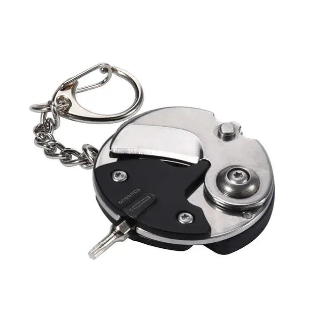 Folding Knife Screwdriver Set Keychain 4
