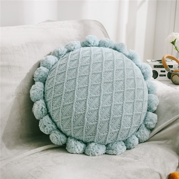Sunflower Knitted Futon Sofa Pillow 4