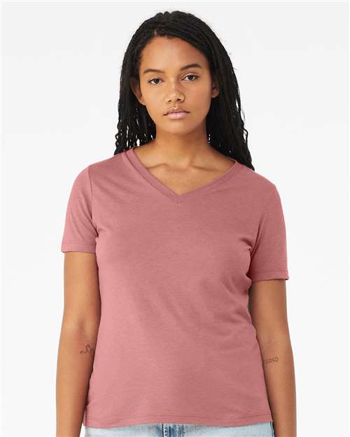 Women's Relaxed Triblend V-Neck Tee - 6415 36