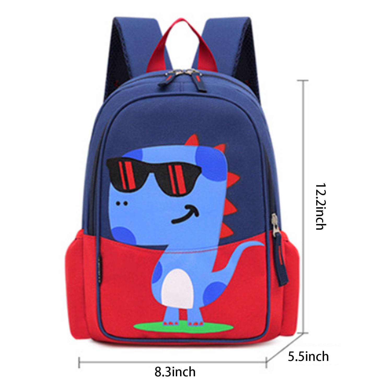 Nylon cool cartoon dinosaur kid's backpack 3
