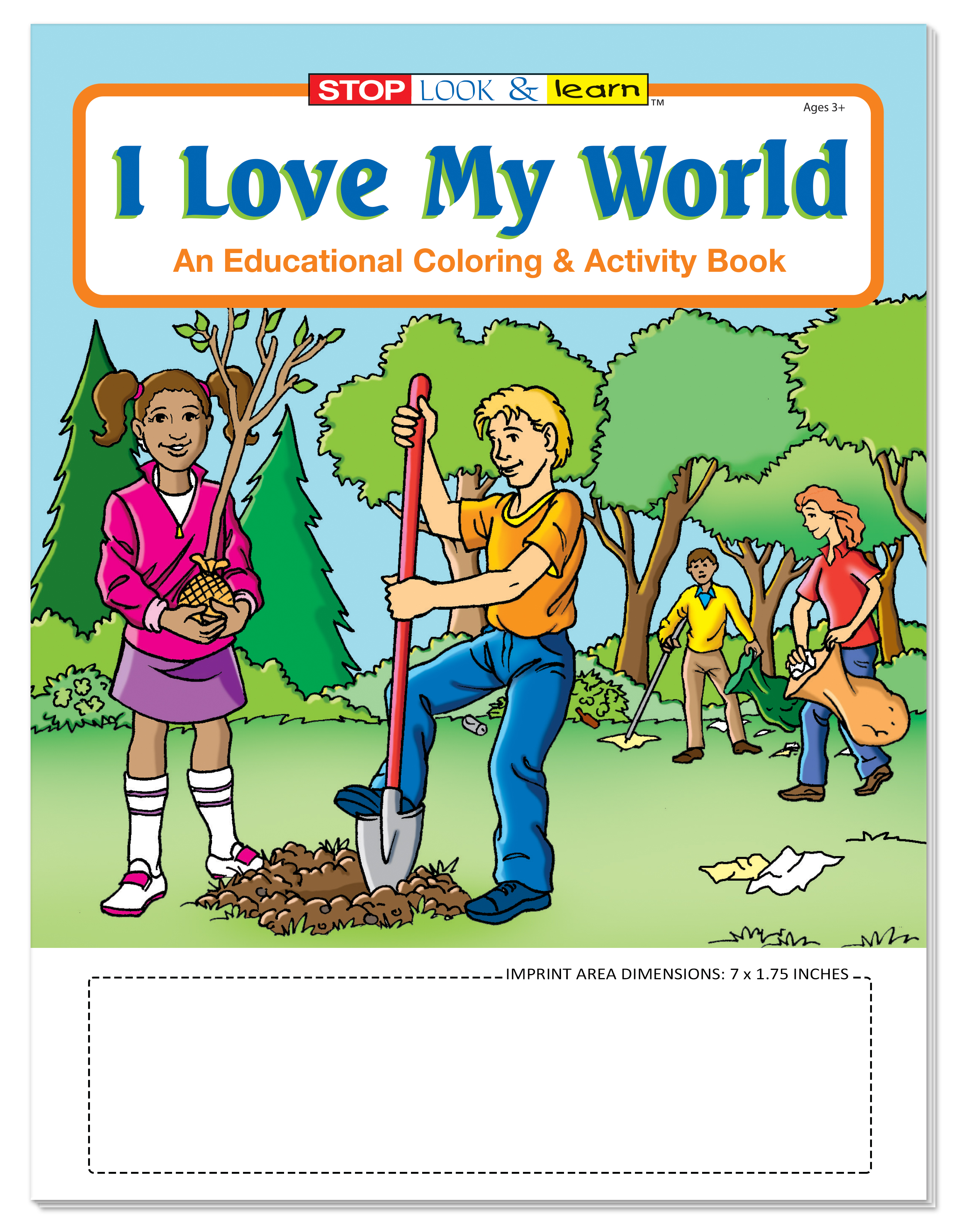 COLORING BOOK - I Love My World Coloring & Activity Book 5