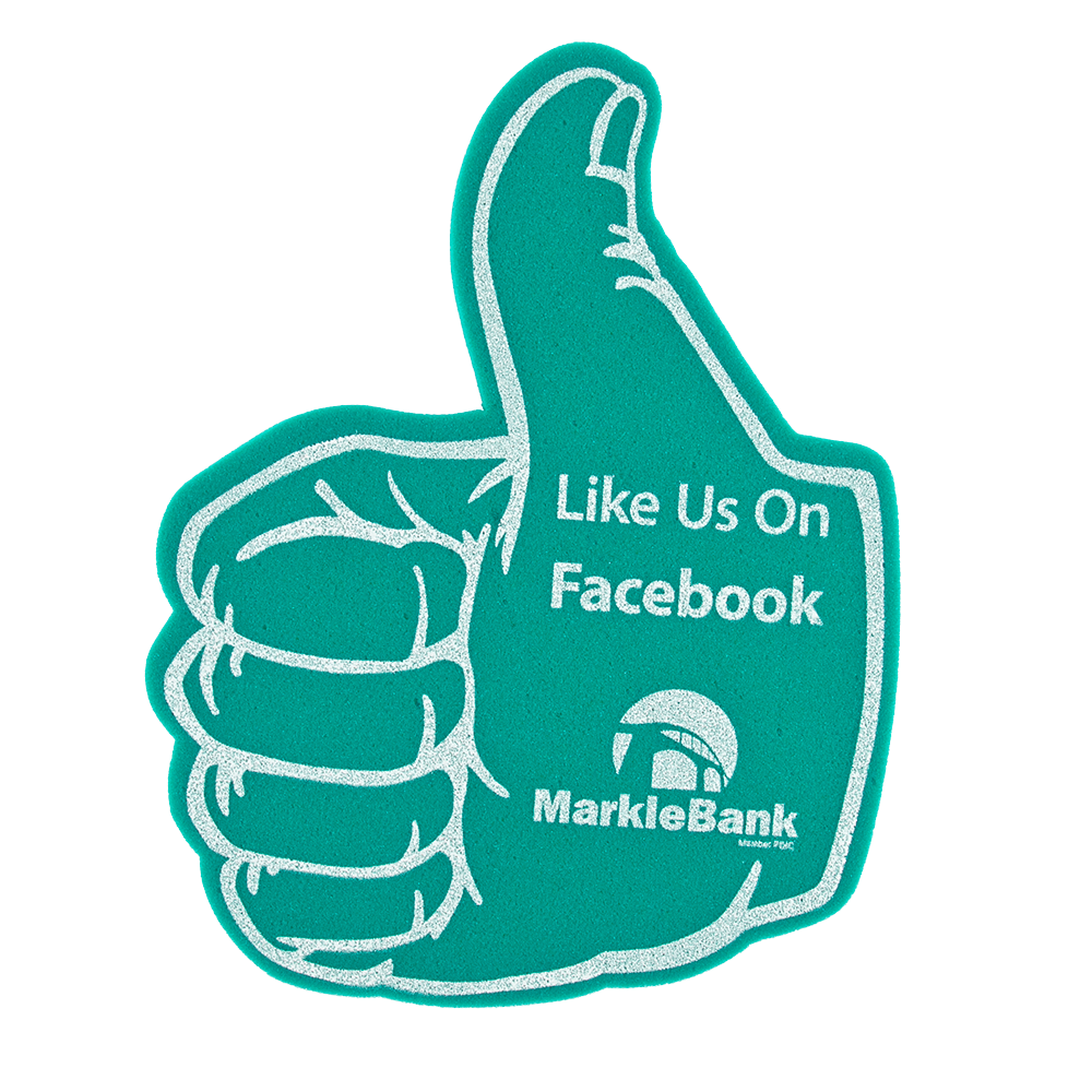 14" Thumbs Up Foam Mitt 2