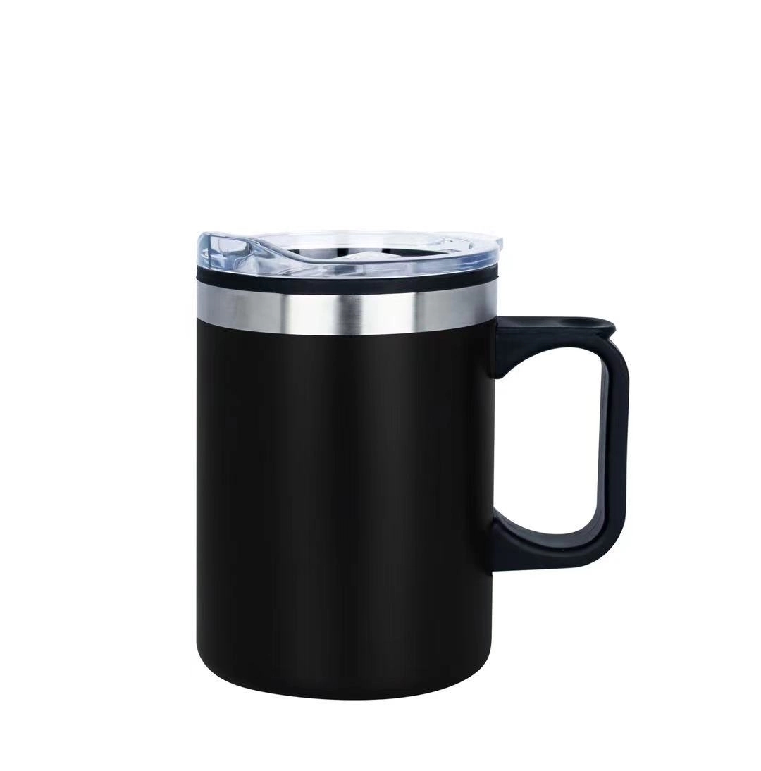 14oz. Stainless Camping Mug W/Handle 14