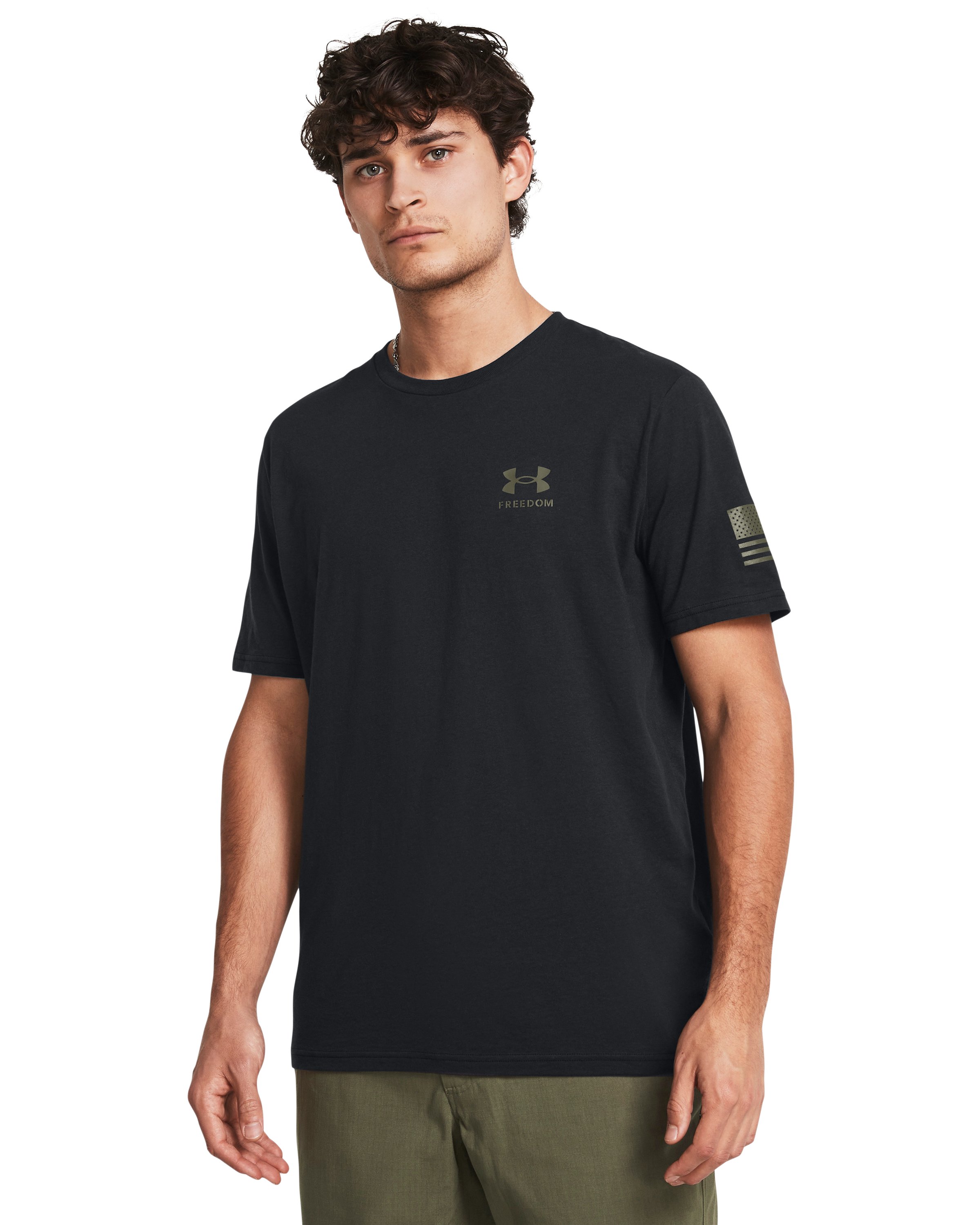 UA Freedom Flag Gradient Men's T-Shirt 1