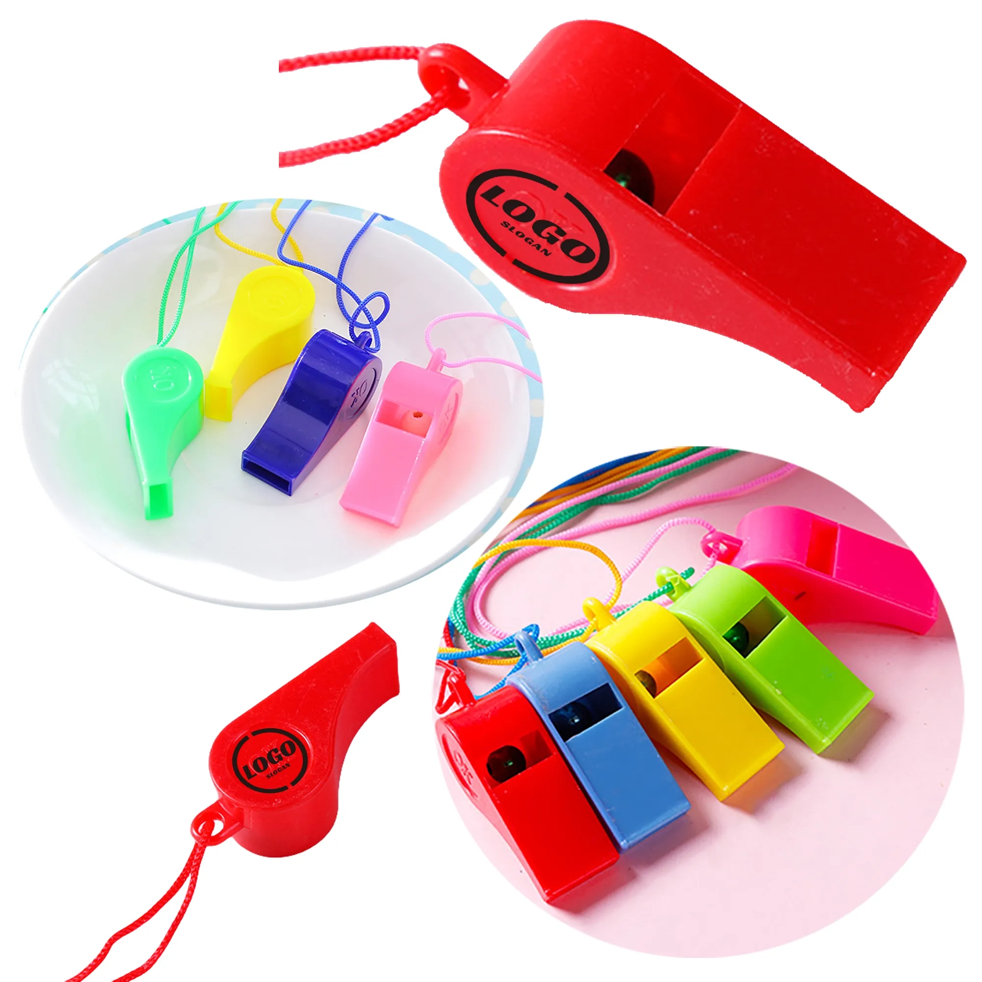 Custom Colorful Lanyard Whistle 3