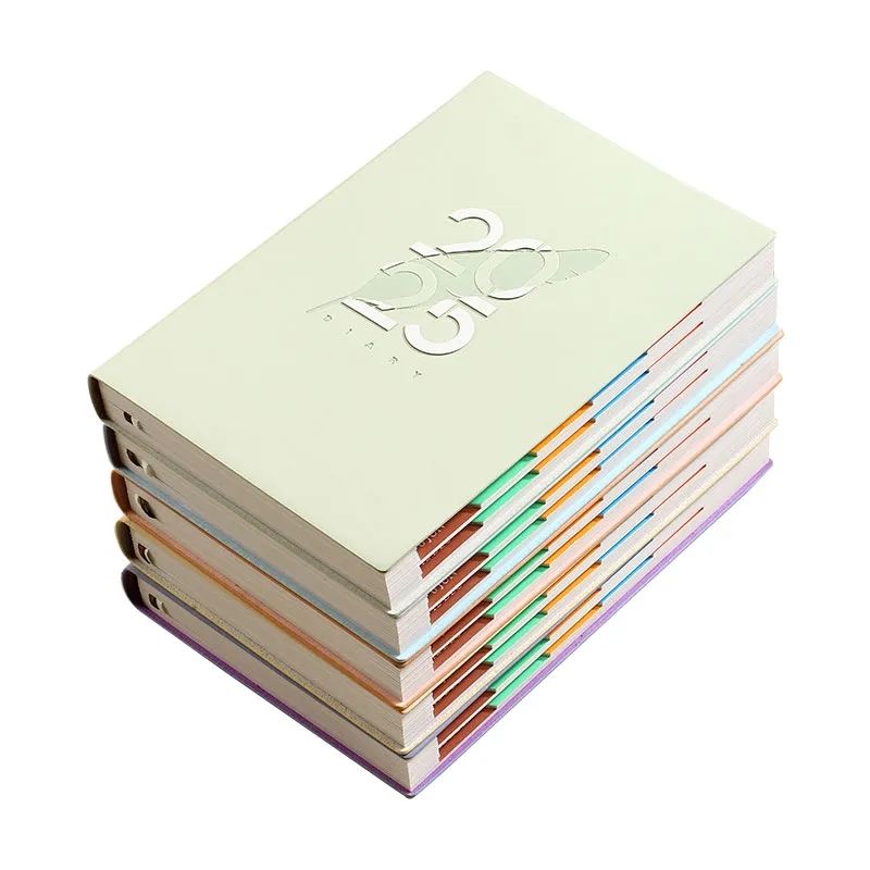 A5 2025 PU Leather Notebook Agenda Book 400 Pages 5