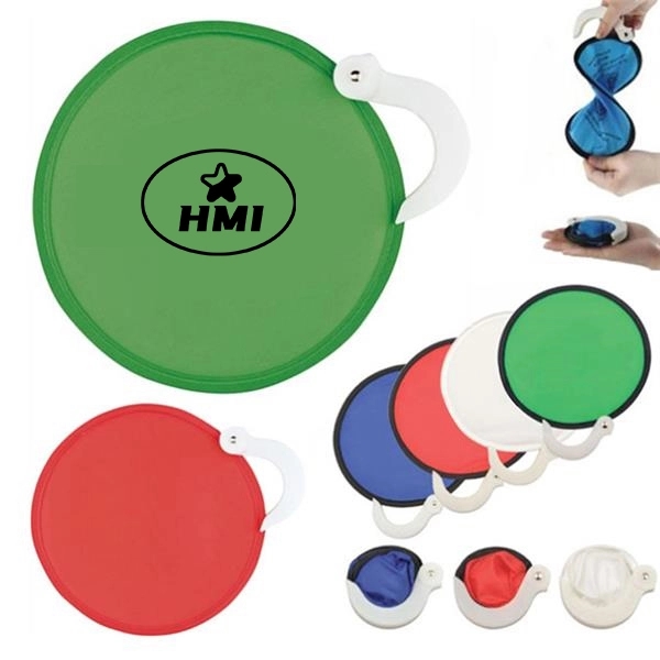 Custom Foldable Flying Disc Fans 2