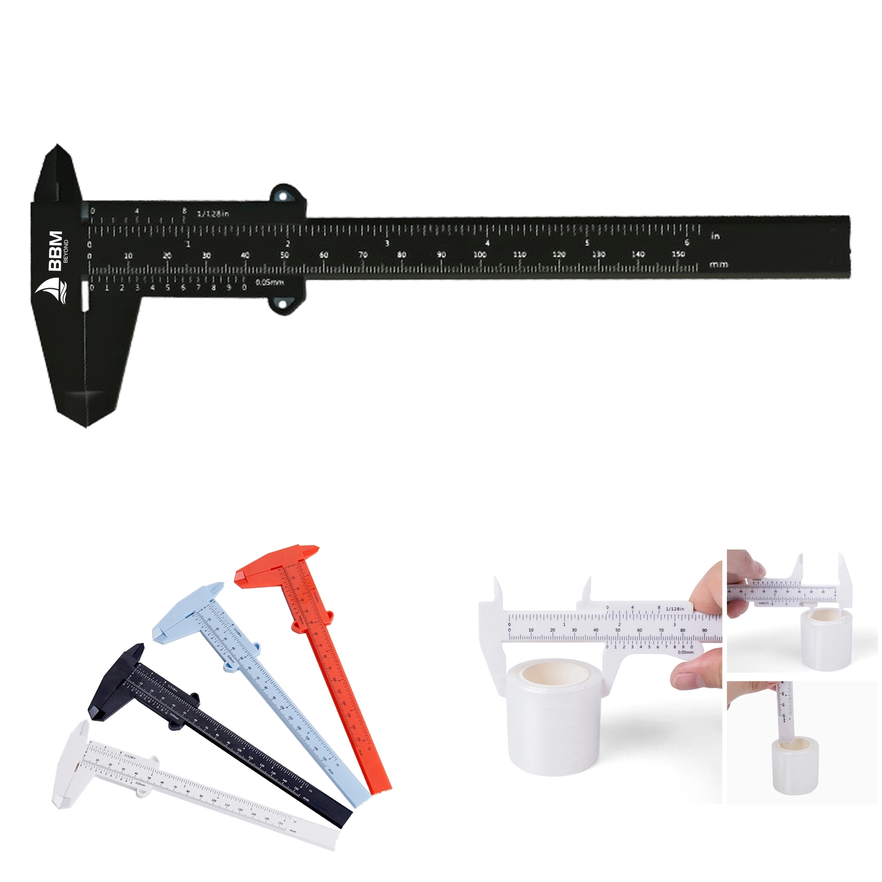 Mini Plastic Vernier Caliper 2