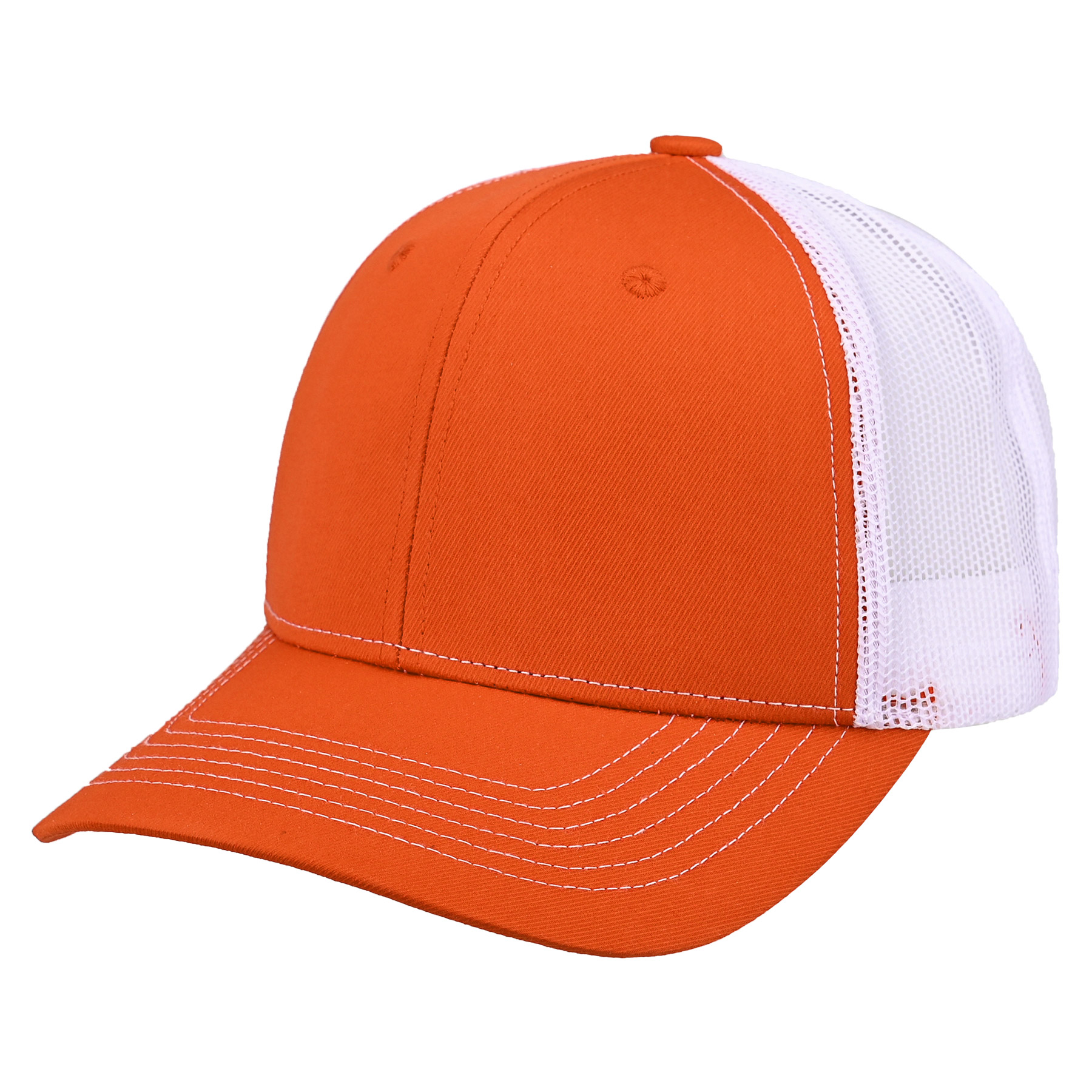 Premium 6-Panel Embroidery Trucker Cap With Plastic Snapback Clousure 32